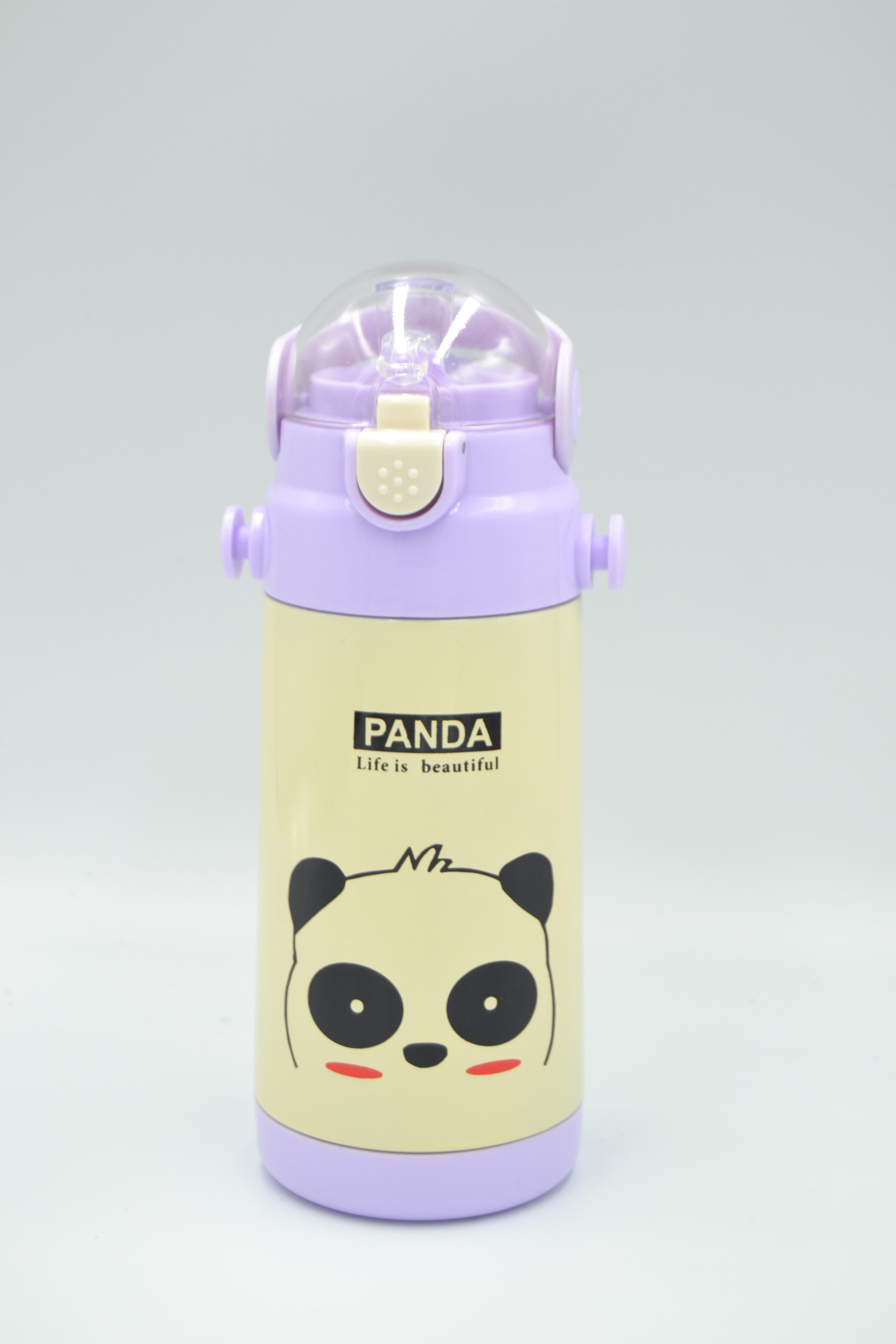 Термос-поилка с ремешком Stenson 500 мл Панда (MMS-MT-2089)