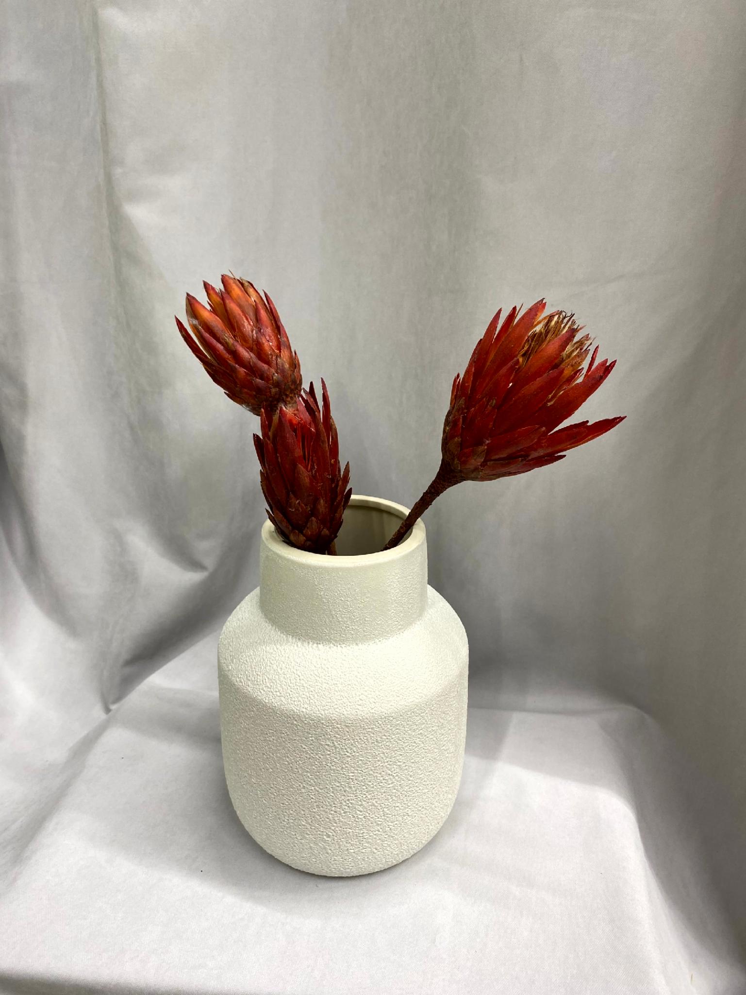 Ваза керамічна Шовк h20,5 см d 15 см - фото 4