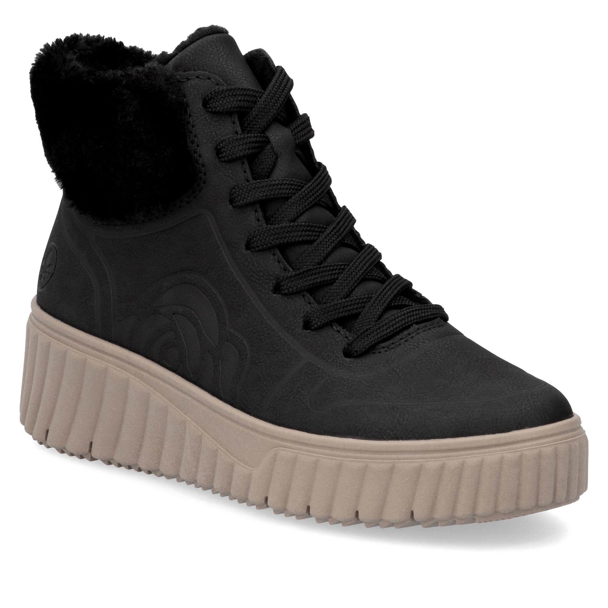 Ботинки женские зимние RIEKER повседневные р. 39 Черный (013836-39)