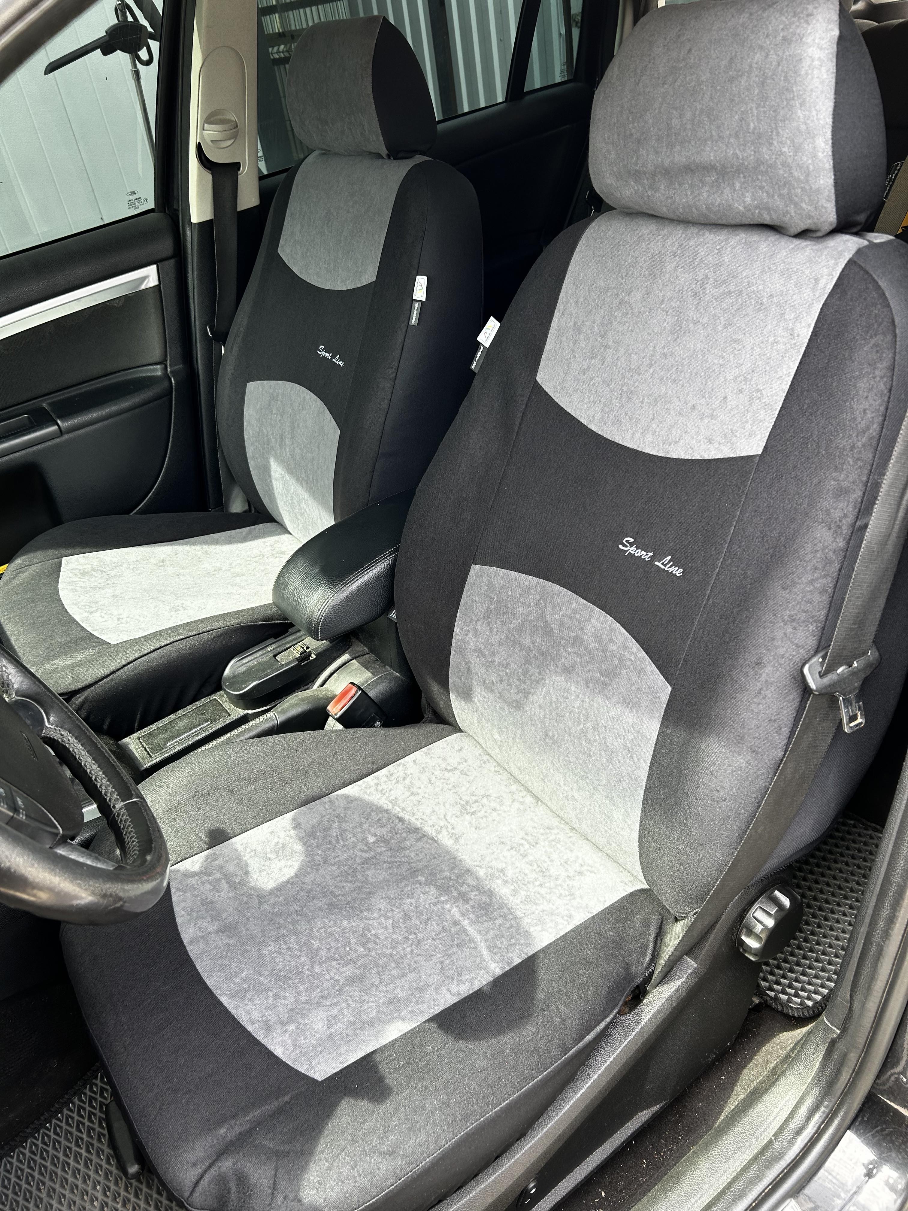 Авточехлы из автоткани Kegel-Blazusiak Sport Line+ для Hyundai Elantra 1990-1995 Серый (4343314) - фото 5