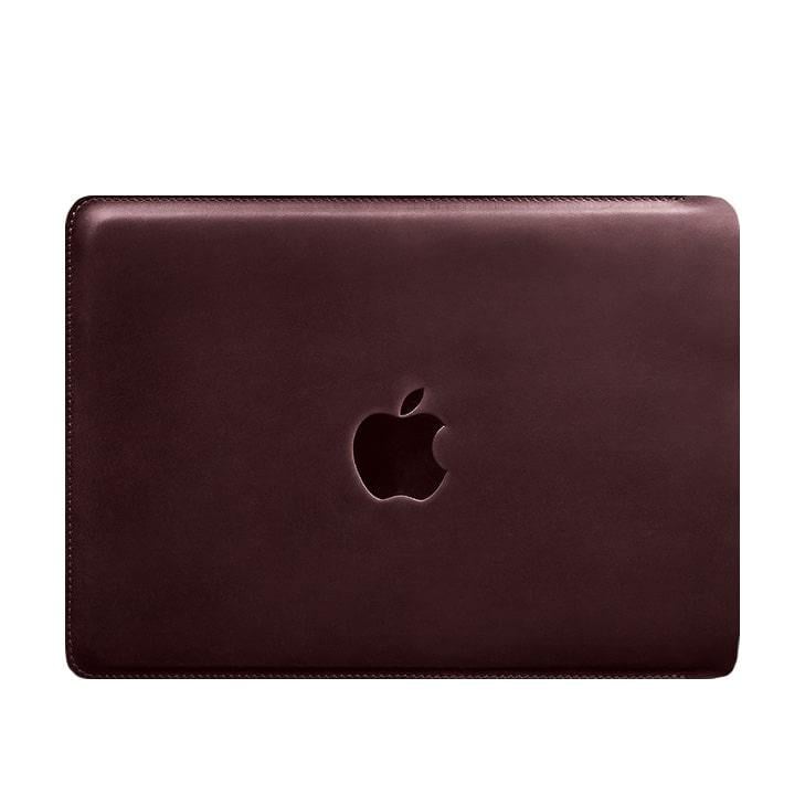 Чехол кожаный для MacBook 13" Crazy Horse Бордовый (A-026835) - фото 1 Чехол кожаный для MacBook 13" Crazy Horse Бордовый (A-026835) - фото 1