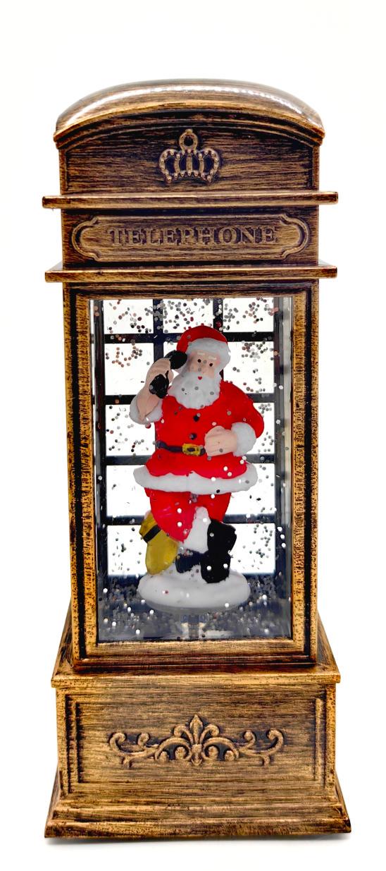 Новогодний ночник со снегом декоративный Санта с подсветкой (926) Новогодний ночник со снегом декоративный Санта с подсветкой (926)