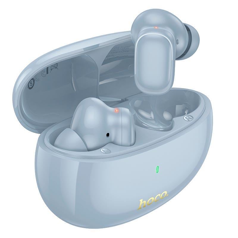 Наушники беспроводные Hoco Praise EQ17 true wireless ANC noise cancelling BT 5.4 Headset Blue (0f1b0566)