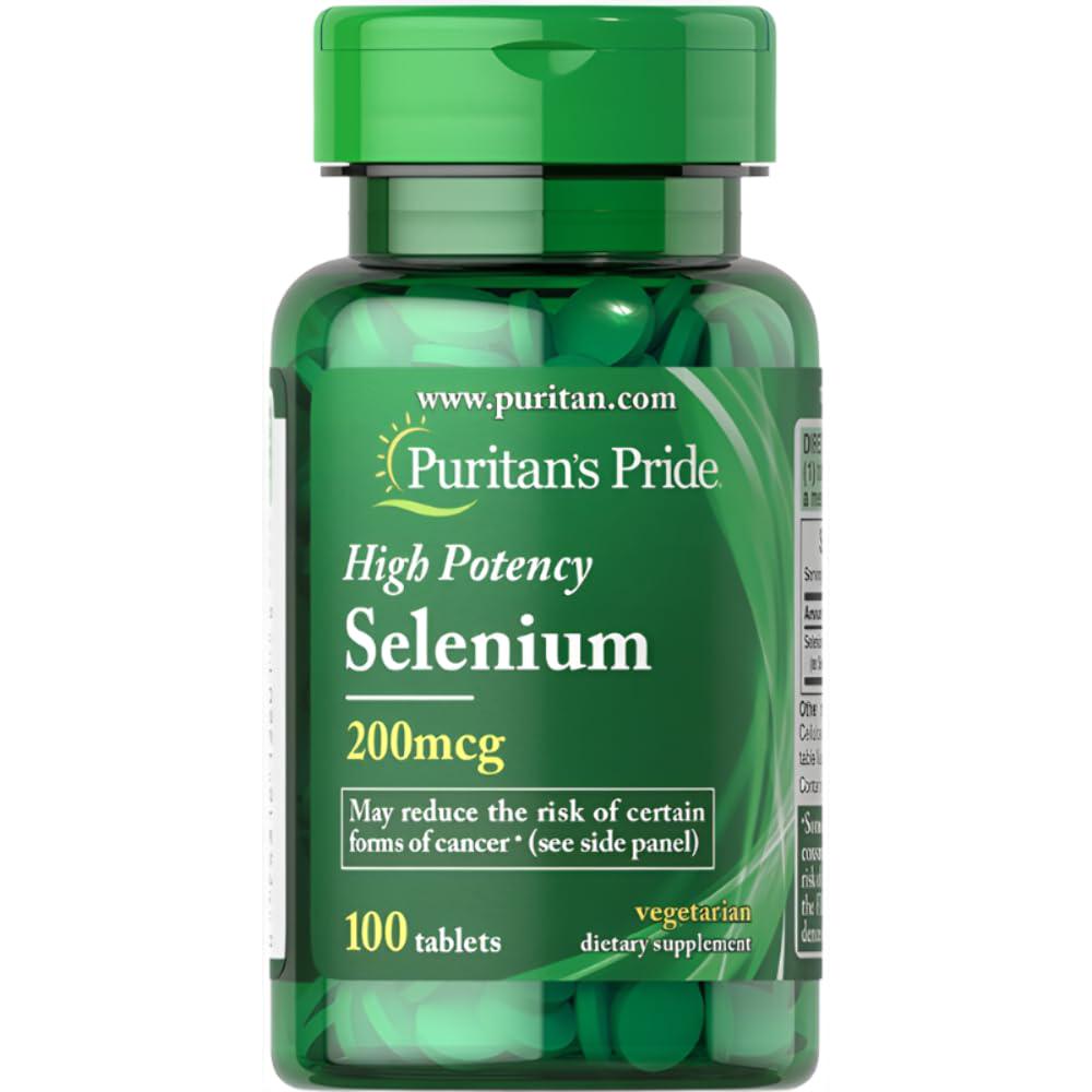 Селен Puritan's Pride Selenium 200 мг/100 таб.