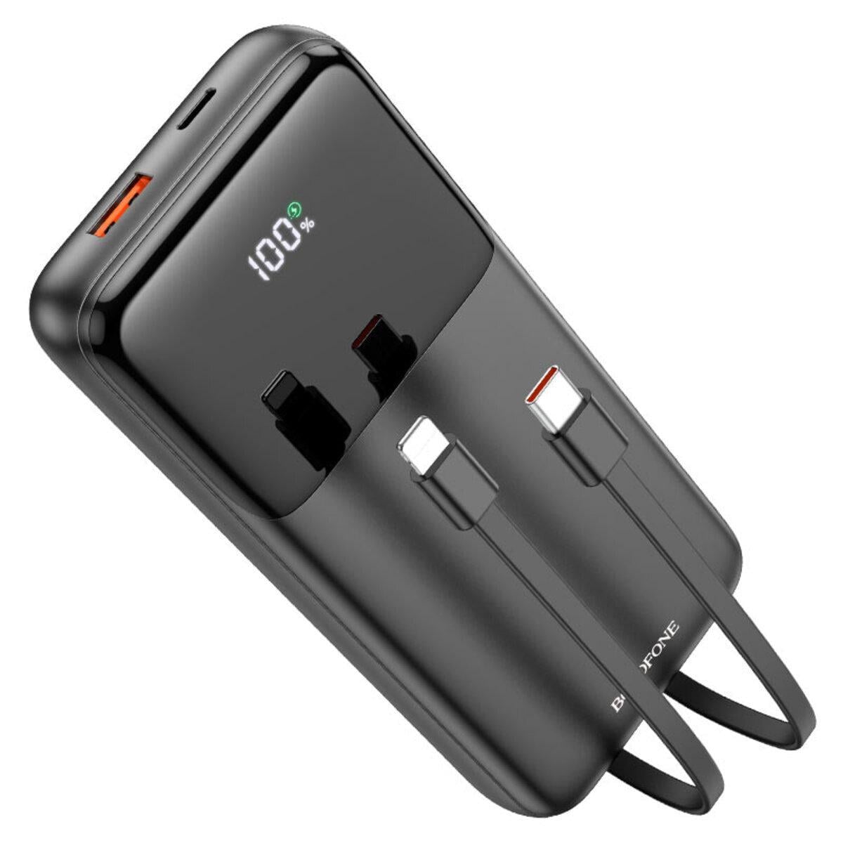 Портативное зарядное устройство Borofone BJ22AB 20000 mAh PD 20W Black (10215581)