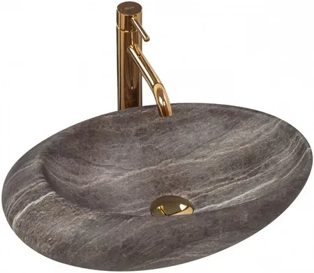 Умивальник Rea Roxy Stone Grey 48 см (U6649)