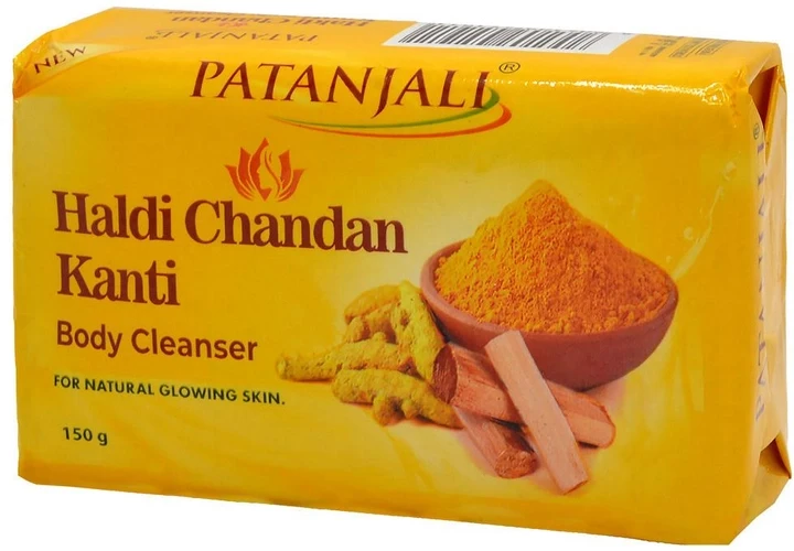 Мыло для тела Patanjali Канты с Сандалом и Куркумой 150 г (1968792238)