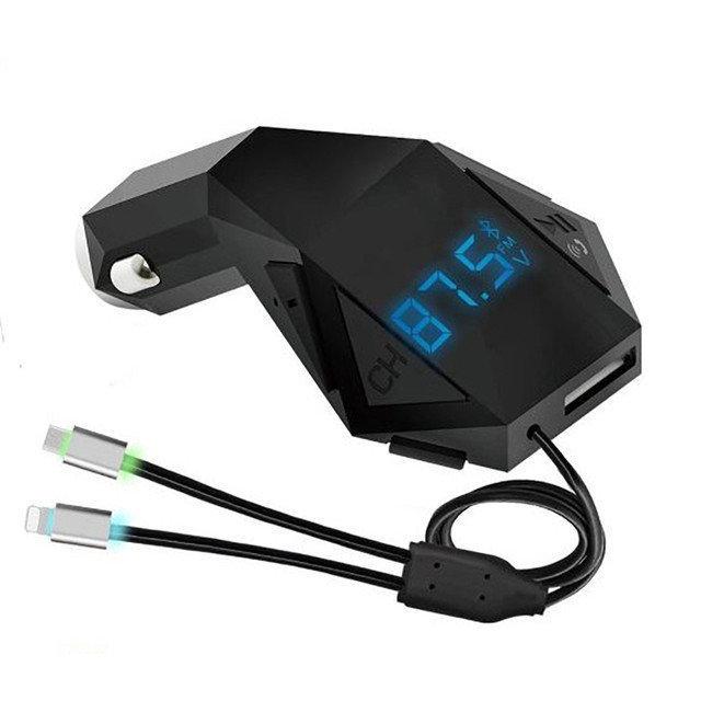 FM-трансмиттер N8S Bluetooth Black (007918) - фото 1