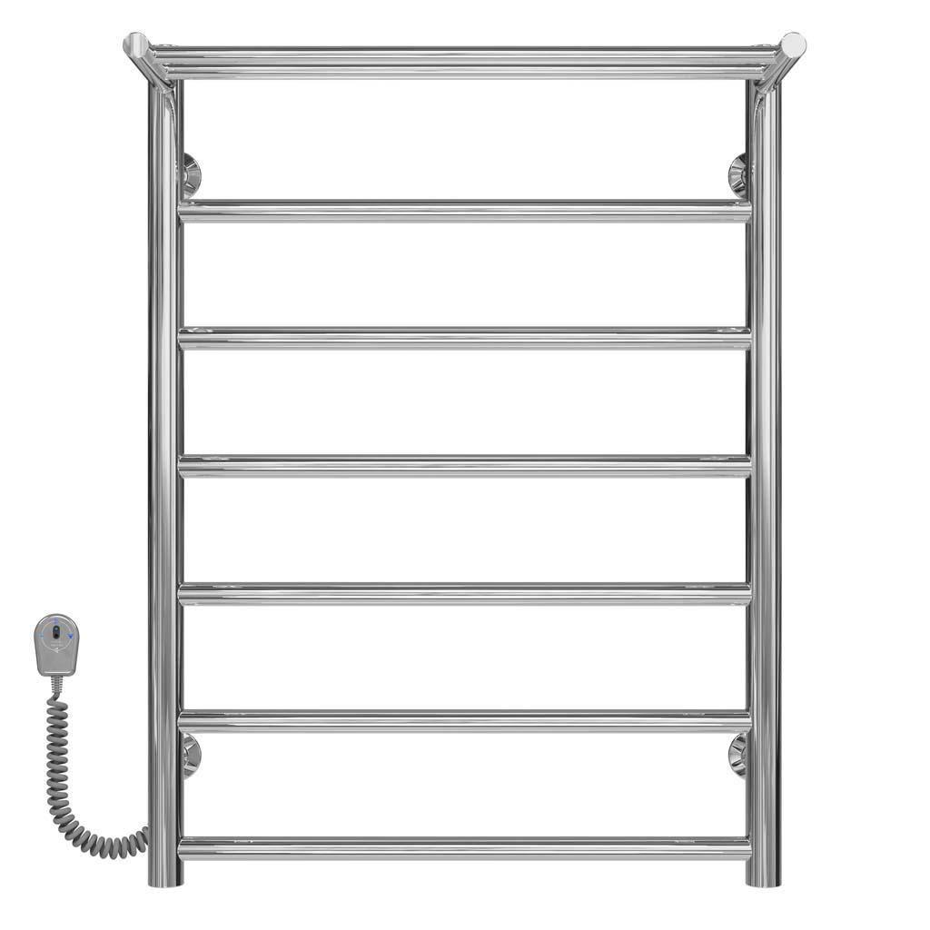 Полотенцесушитель электрический Deffi Терма П7 EF16 левое подключение нержавеющая сталь 500х700 мм Хром (C.TE.70.50.7.ECL5)