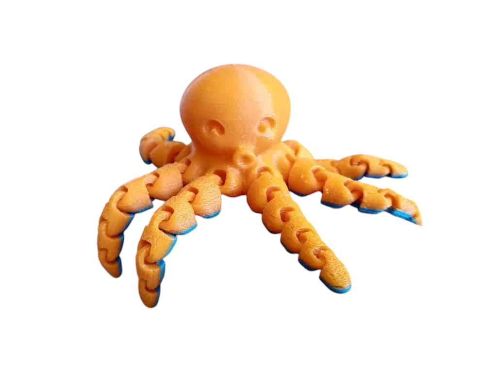 Игровая фигурка Милый мини-осьминог Cute Mini Octopus 3D-печать