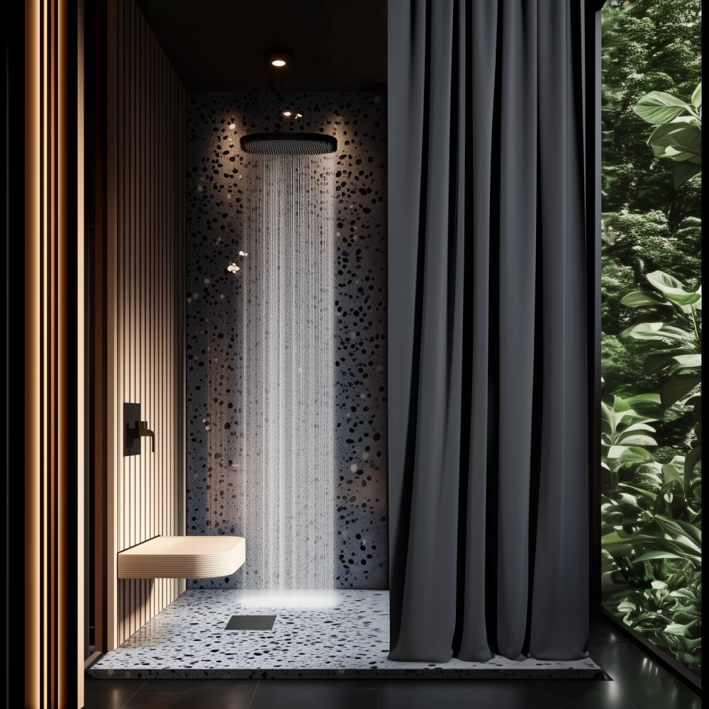 Штора для ванны и душа SHHHADE серия Premium с крючками 140х260 см Темно-серый (1030009) - фото 1 Штора для ванны и душа SHHHADE серия Premium с крючками 140х260 см Темно-серый (1030009) - фото 1