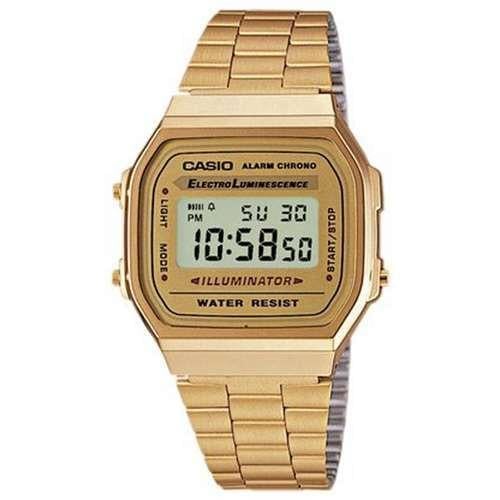 Часы наручные Casio Collection A168WG-9EF со стальным браслетом (1207445047)
