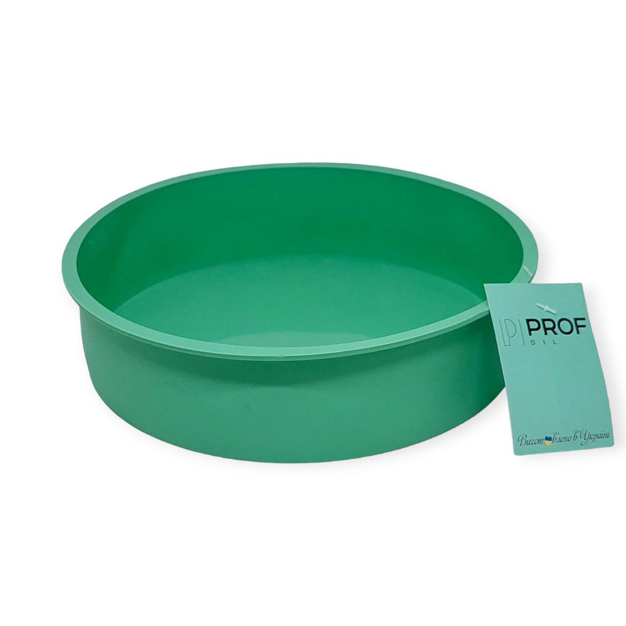 Форма силиконовая Profsil с гладким дном 20,5 см Мятный (204025-мят) - фото 3 Форма силиконовая Profsil с гладким дном 20,5 см Мятный (204025-мят) - фото 3