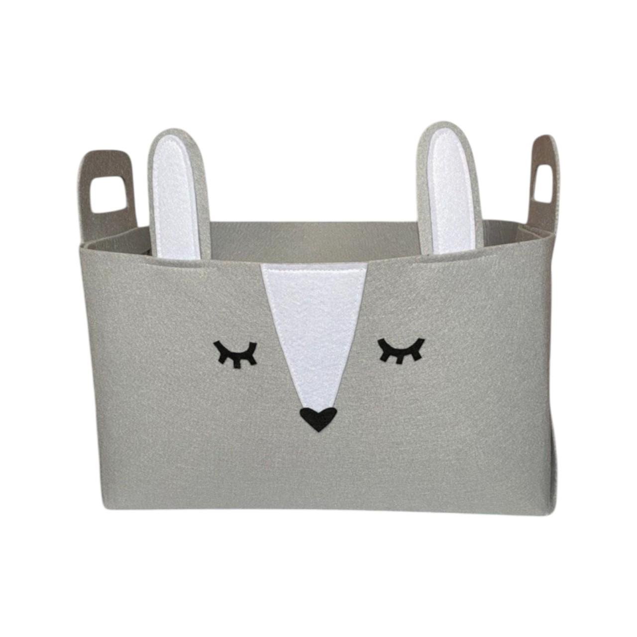 Корзина для игрушек из фетра Зайчик 37х24х22 см (30483459)