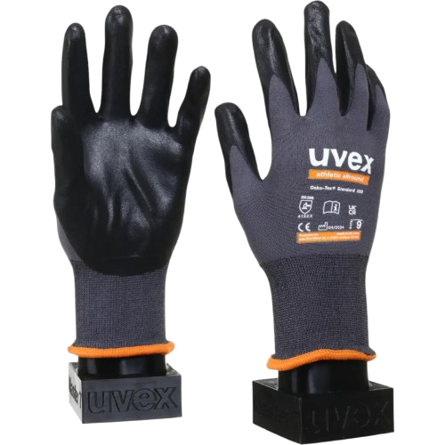 Перчатки защитные Uvex Athletic Allround с прочным покрытием из пены р. 9 (29876072)