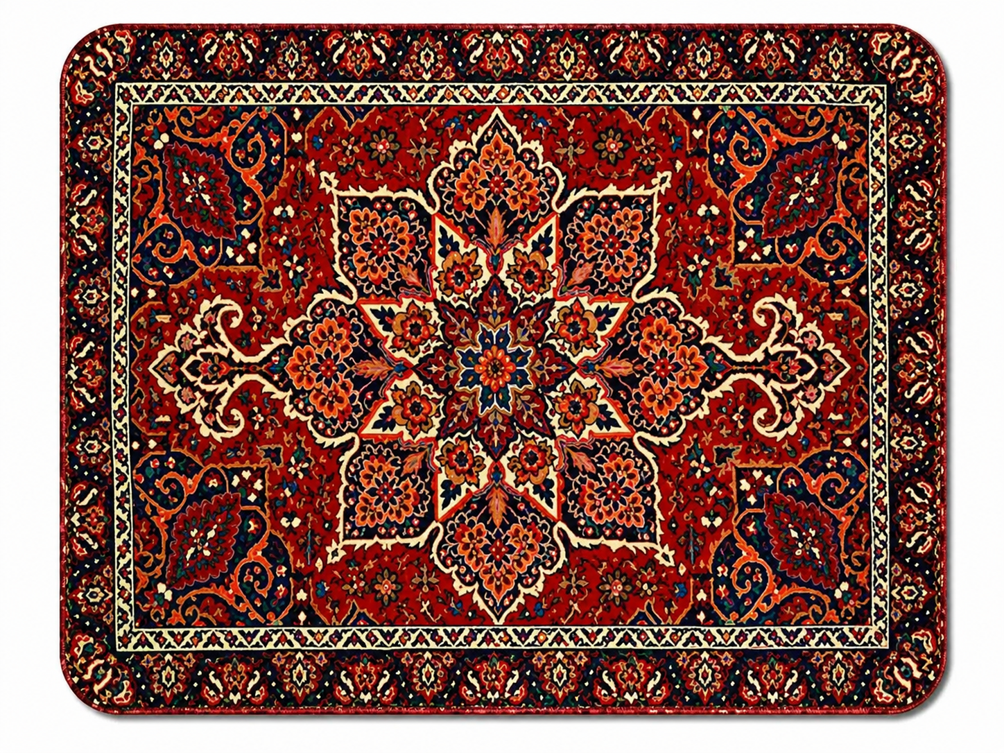 Коврик для мыши Персидский ковер 20х18х0,2 см Красный (1006-043-00)