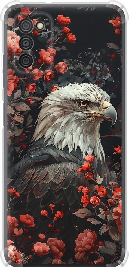 Чехол на Samsung Galaxy A03s A037F Цветочный страж (6102sp-2381-42517)