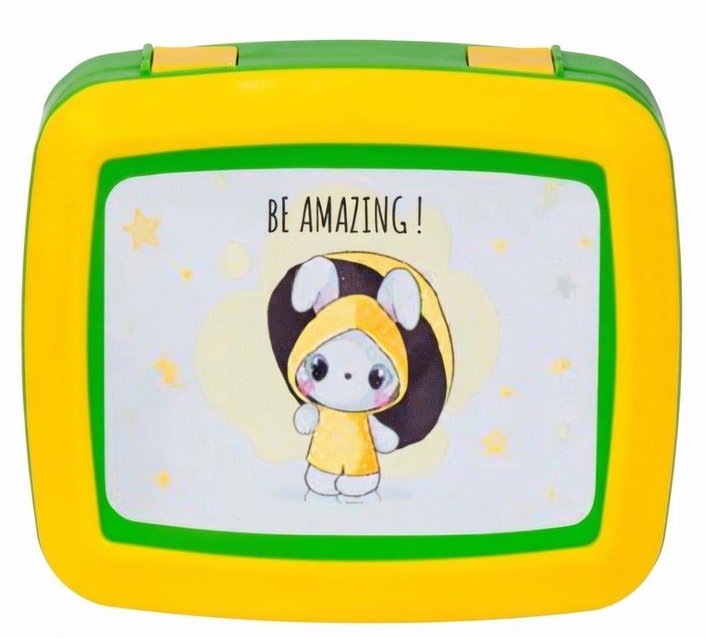 Ланч-бокс дитячий Doloni Be Amazing Жовтий (LA-463-B-4)