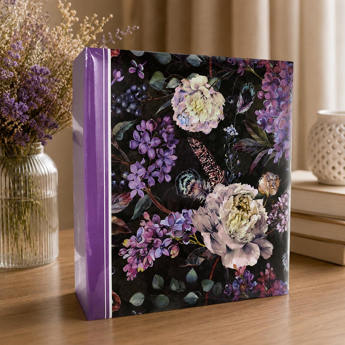 Фотоальбом самоклейка Gedeon DRS50 FLOWER11 100 стр. 23x29 см Violet