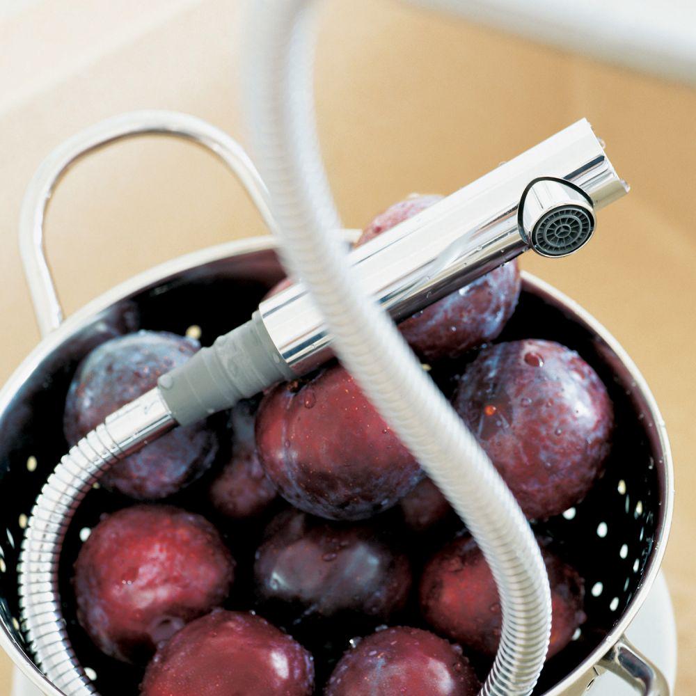 Змішувач для кухні Grohe Minta 32168000 із висувною лійкою Хром (111042) - фото 5 Змішувач для кухні Grohe Minta 32168000 із висувною лійкою Хром (111042) - фото 5