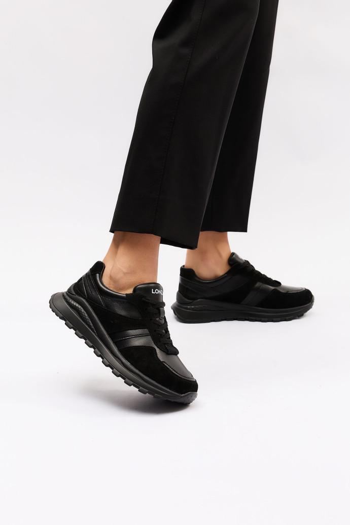 Кросівки LONZA 204449 р. 38 Чорний (22179_38) - фото 3 Кросівки LONZA 204449 р. 38 Чорний (22179_38) - фото 3