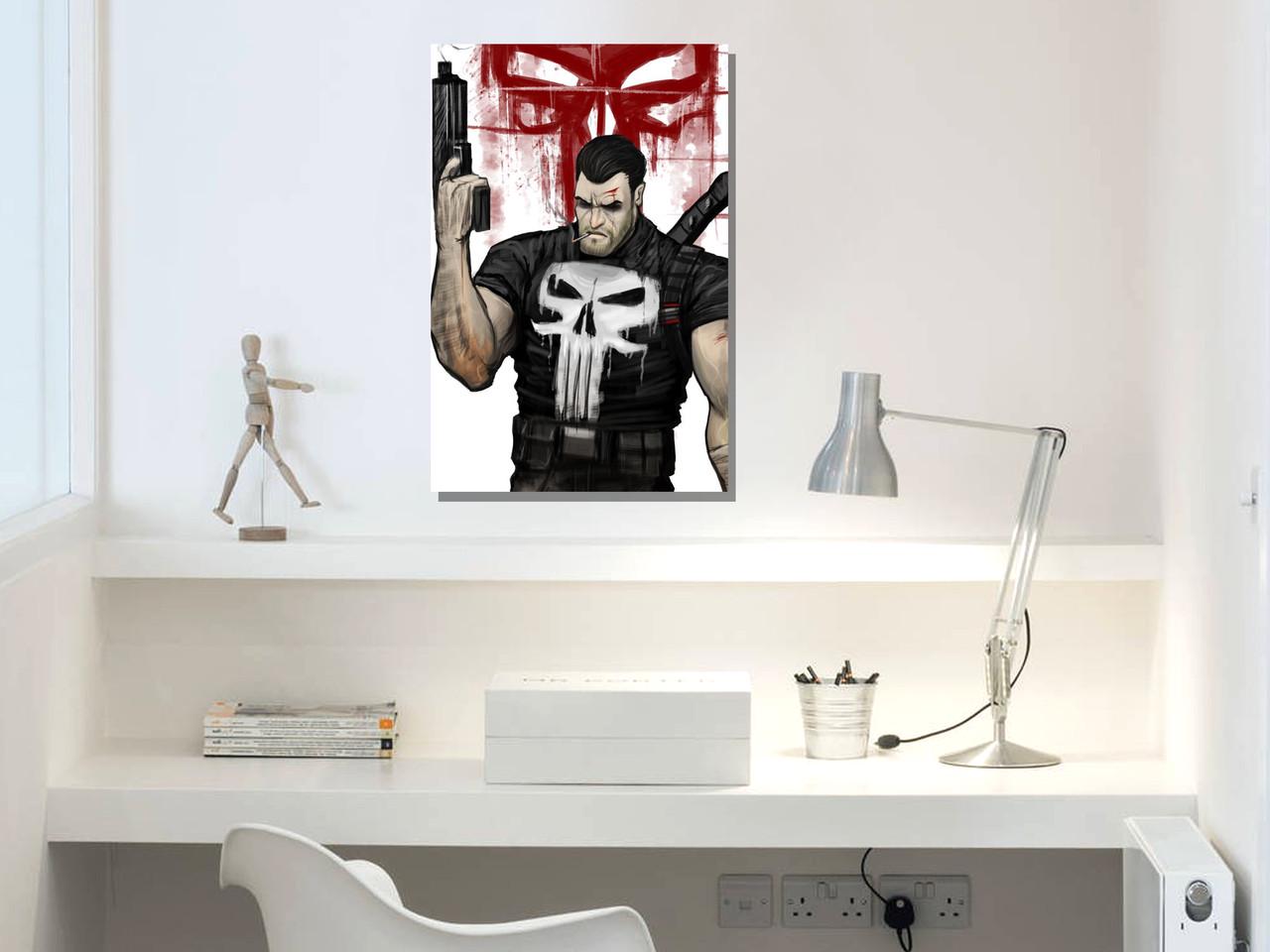ᐉ Картина GeekLand Punisher Art 60х40 см (PS.09.033) • Купить в