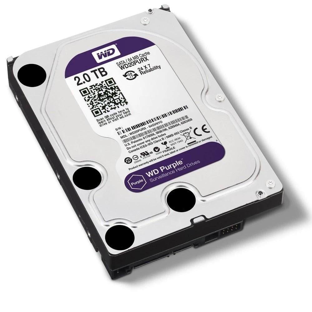 Жесткий диск Western Digital HDD 2 Tb для видеонаблюдения (hdd-wd-2tb)