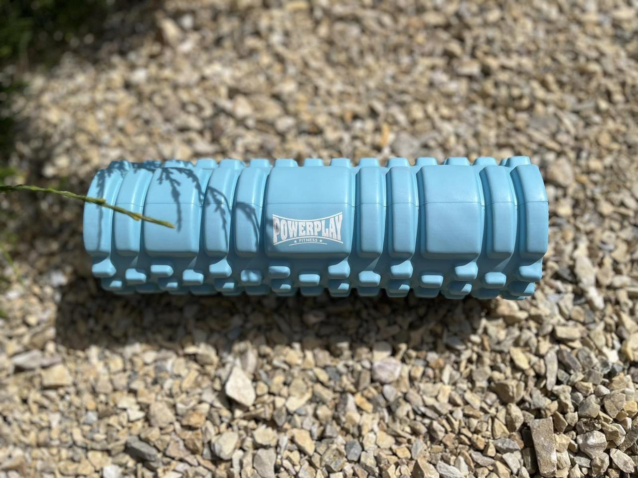 Ролик масажний PowerPlay 4342 Massage Roller 30x10 см Блакитний (A-013236) - фото 4