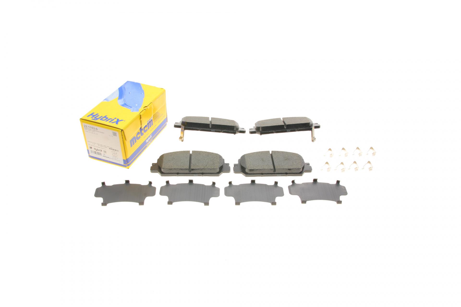 Колодки тормозные передние METELLI Honda CR-V V 17- (22-1153-0 METELLI)