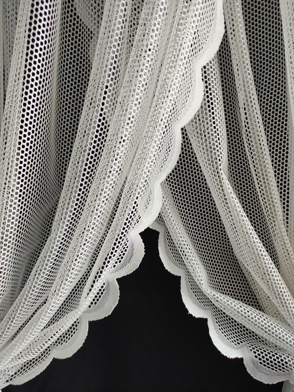 Тюль сетка Дуэт сетка Грек 570х180 см Молочный (д-10) - фото 3 Тюль сетка Дуэт сетка Грек 570х180 см Молочный (д-10) - фото 3