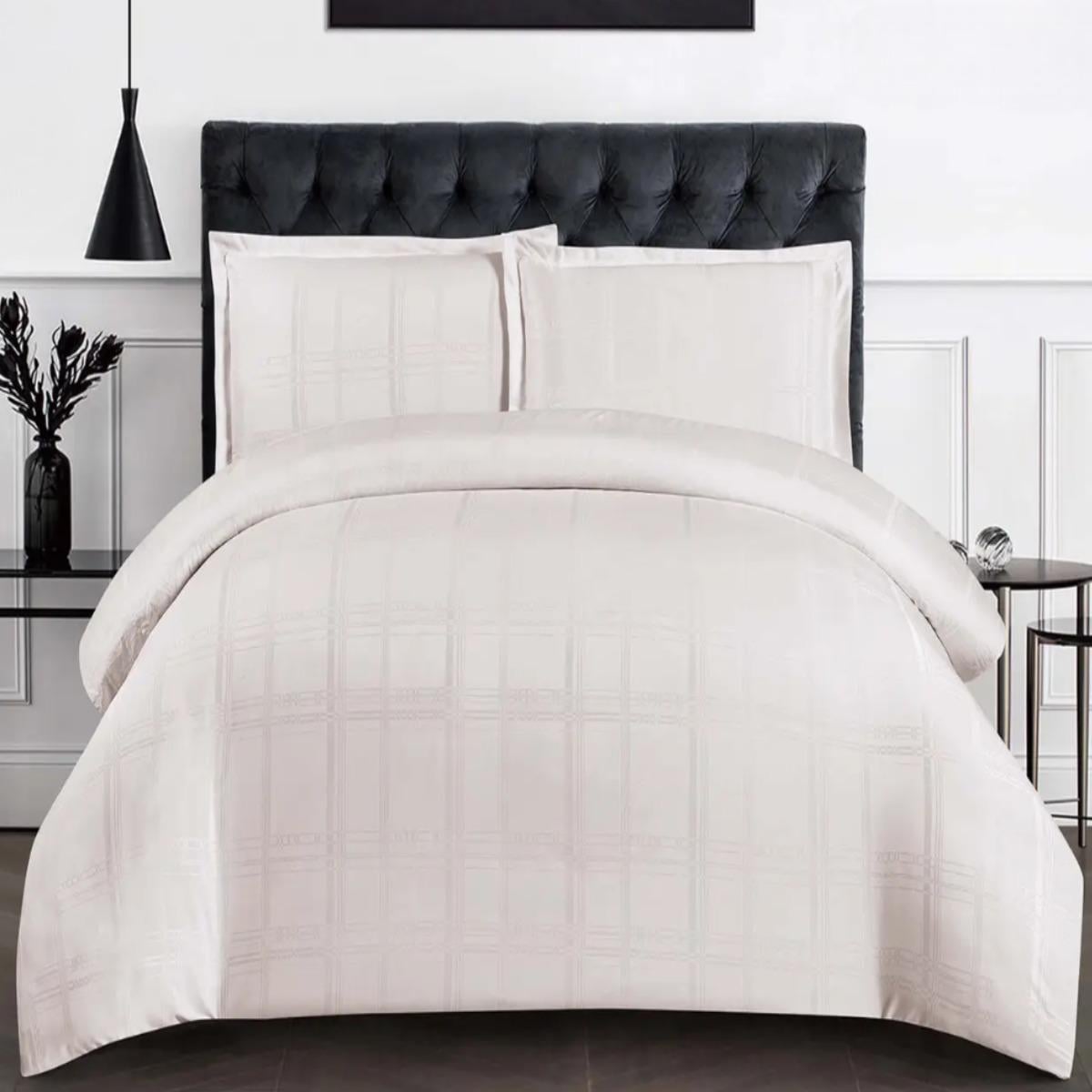 Комплект постельного белья Koloco 100% хлопок двуспальный Айвори (39948) Комплект постельного белья Koloco 100% хлопок двуспальный Айвори (39948)