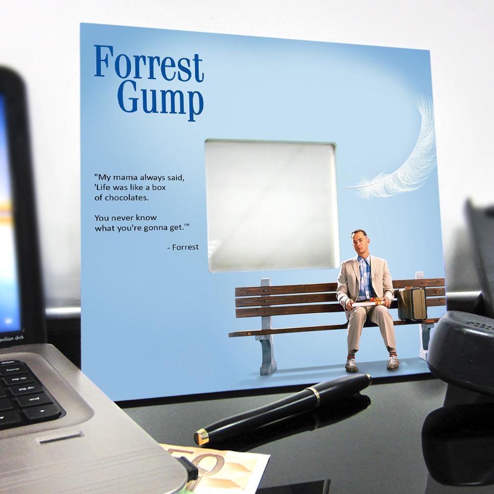 Дзеркало декоративне Фільм ''Forrest Gump'' 260х260 мм (M04492) - фото 3