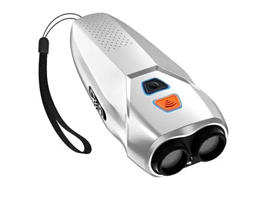 Відлякувач собак ультразвуковий Ultrasonic Dog Repeller PU 70 з акумулятором та ліхтариком (1970050517) - фото 3