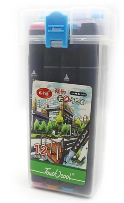 Набор скетчмаркеров TouchCool 12 цветов