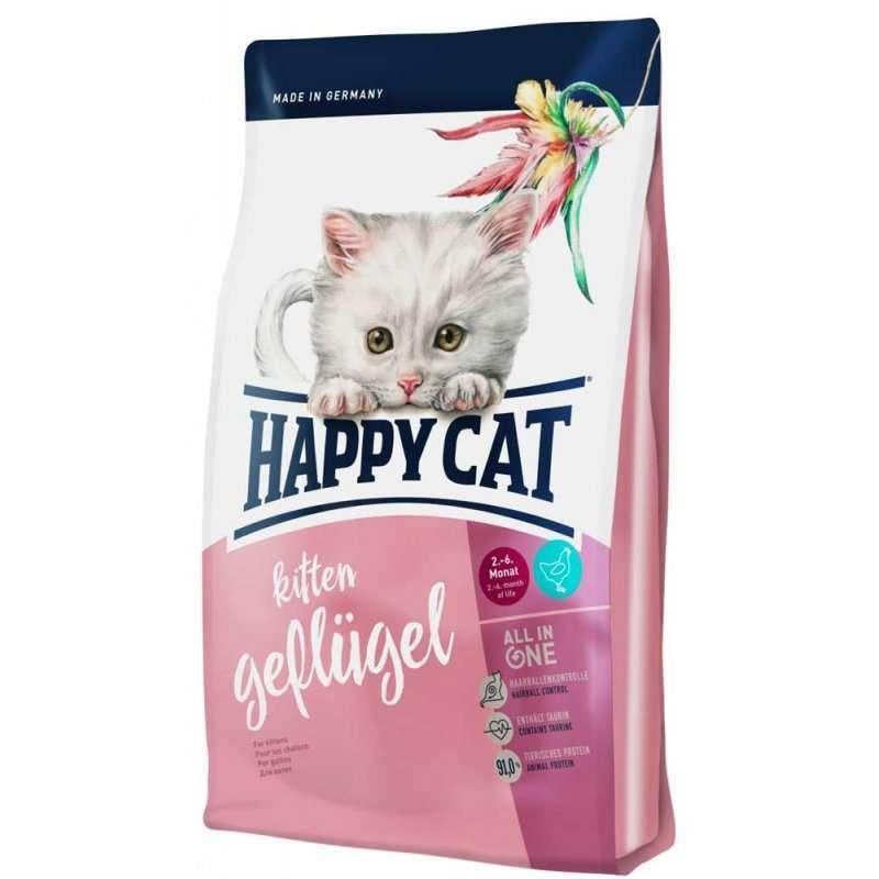 Корм для котят Happy Cat Kitten Geflugel с курицей 4 кг (70358) Корм для котят Happy Cat Kitten Geflugel с курицей 4 кг (70358)