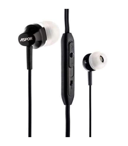 Наушники с микрофоном Aspor A201 Черный (1858272860) Наушники с микрофоном Aspor A201 Черный (1858272860)