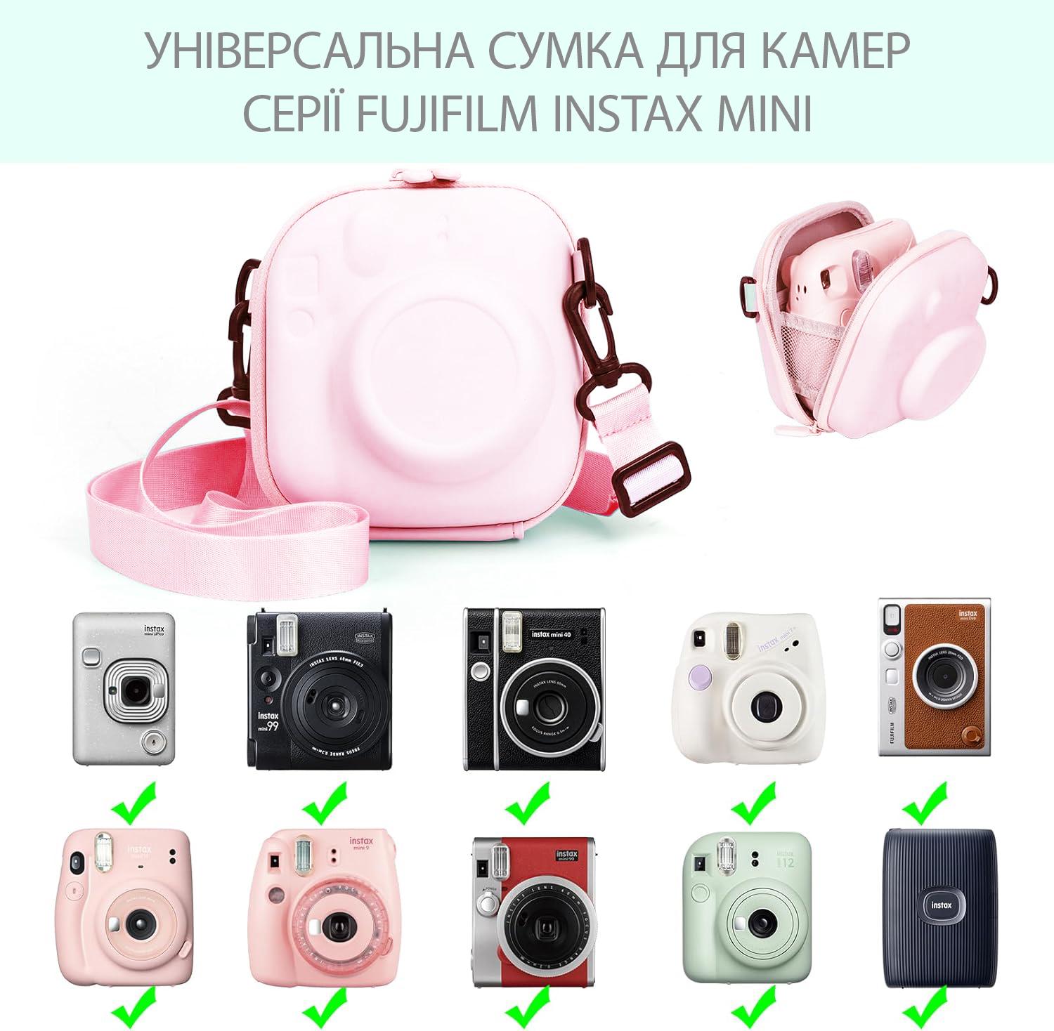 Чехол Fujifilm для Instax Mini 12/11/99/7+/40/Evo Pink - фото 2 Чехол Fujifilm для Instax Mini 12/11/99/7+/40/Evo Pink - фото 2