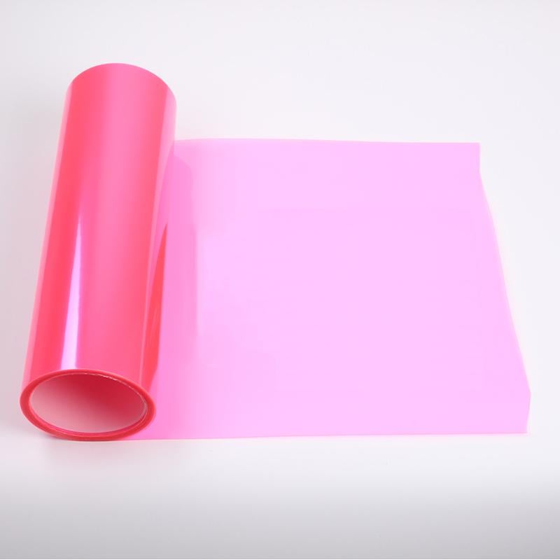 Бронепленка антигравийная для фар 30 см Розовый глянцевый (18922086)