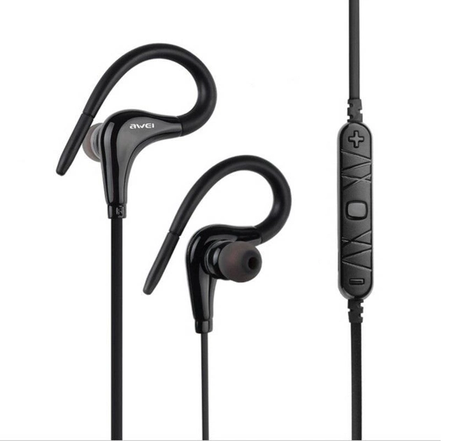 Навушники бездротові Awei A890BL Black (13701672) Навушники бездротові Awei A890BL Black (13701672)