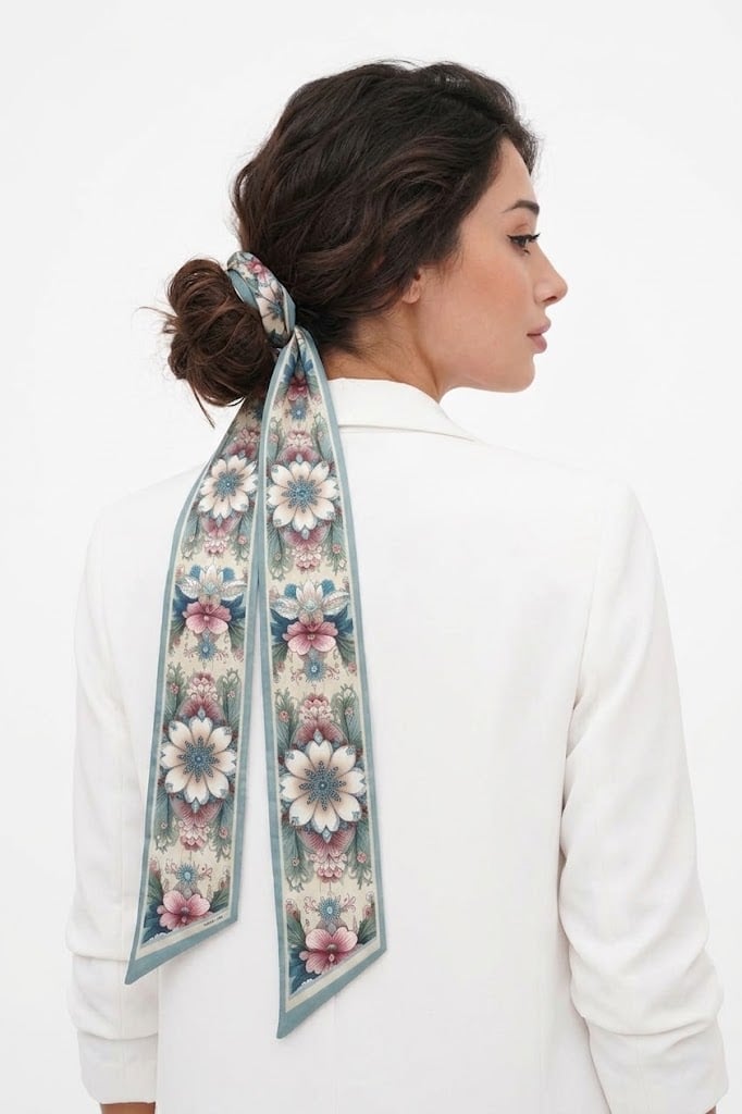Твілі My Scarf Квітковий орнамент 8х130 см (39115175)