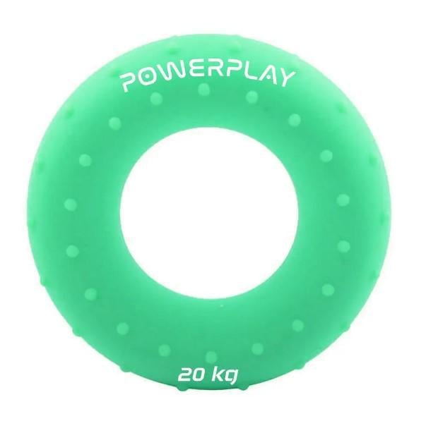 Эспандер кистевой силиконовый PowerPlay PP-4338 Hand Grip Medium 20 кг Зеленый (PP_4338_Green_20kg)