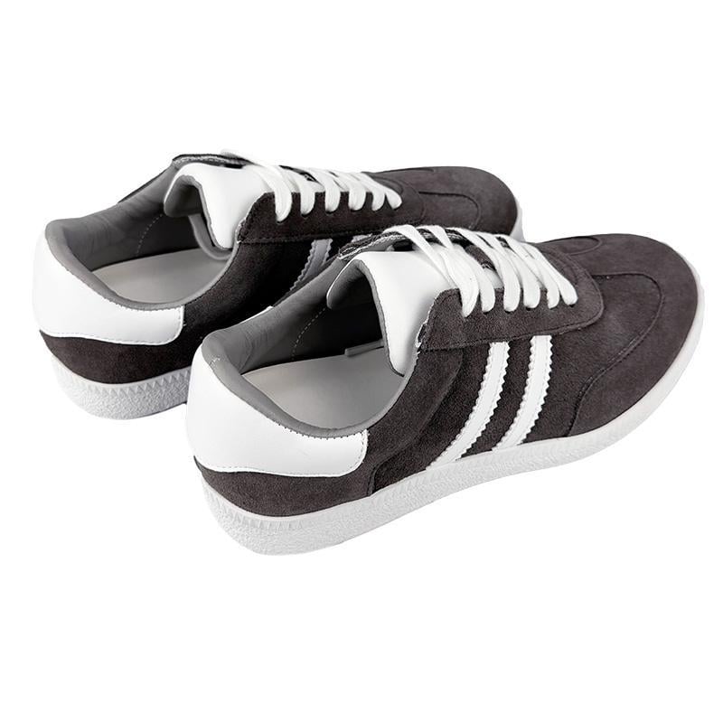 Кеди жіночі замшеві 8009-6 p. 36 23 см Сірий - фото 4