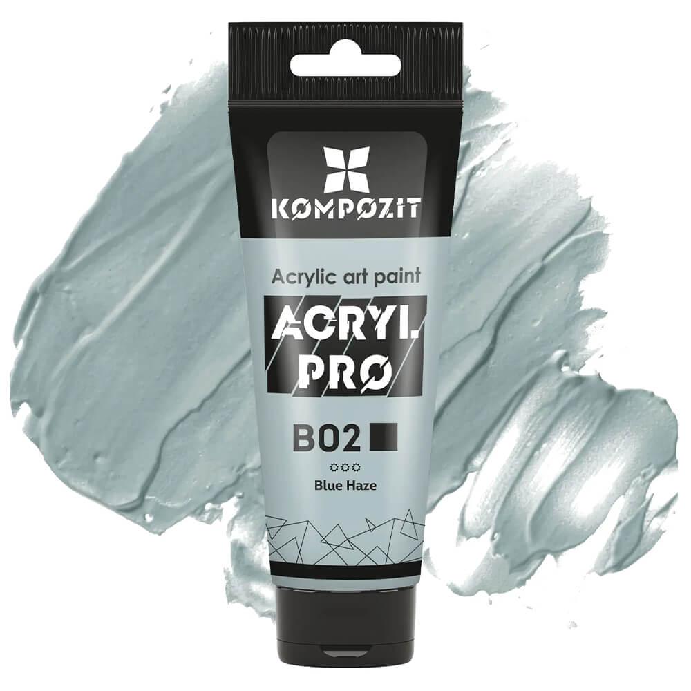 Акрилова фарба ART Kompozit B02 75 мл Блакитний серпанок (59B02) - фото 1 Акрилова фарба ART Kompozit B02 75 мл Блакитний серпанок (59B02) - фото 1