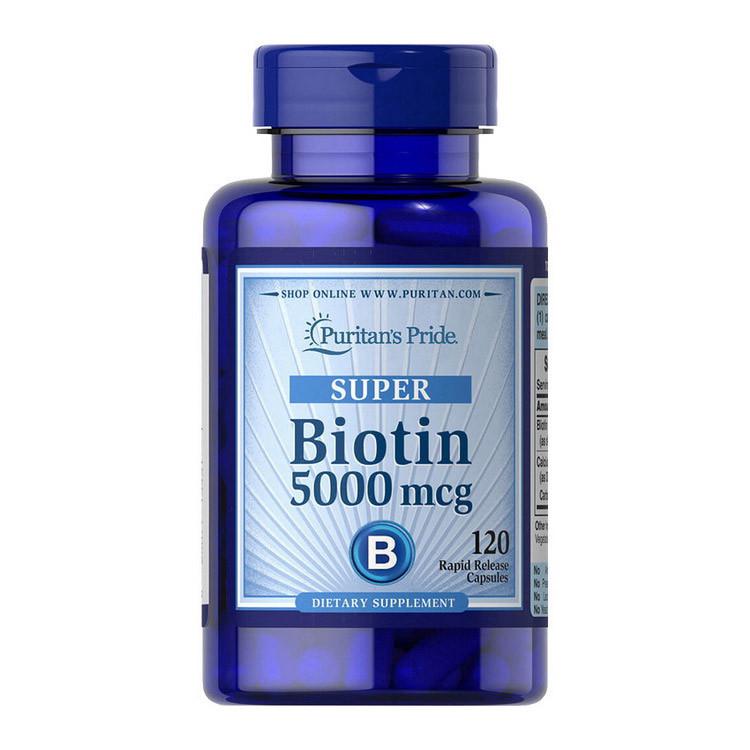 Биотин Puritan's Pride Biotin 5000 мкг 60 капс. (10393-01) Биотин Puritan's Pride Biotin 5000 мкг 60 капс. (10393-01)