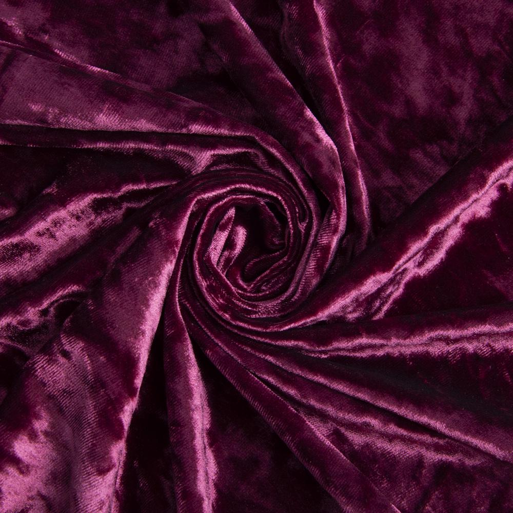 Тканина Оксамит Li V-28 Марсала (23047)