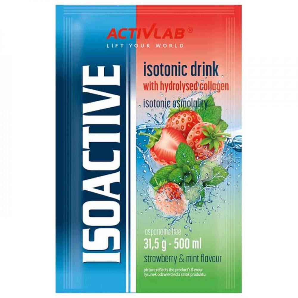 Изотонический напиток ACTIVLAB Iso Active 31,5 г 1 sachet Strawberry/mint