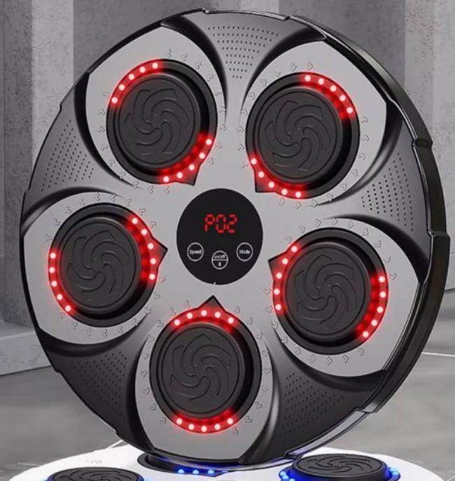 Настінний бокс-тренажер із підсвічуванням/динаміком для тренувань (2104618357) - фото 2 Настінний бокс-тренажер із підсвічуванням/динаміком для тренувань (2104618357) - фото 2