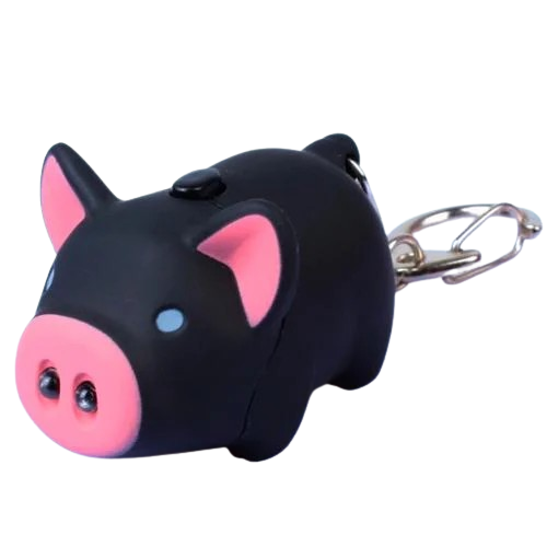 Брелок Милая хрюшка Anex Pig Keychain с фонариком (2480)