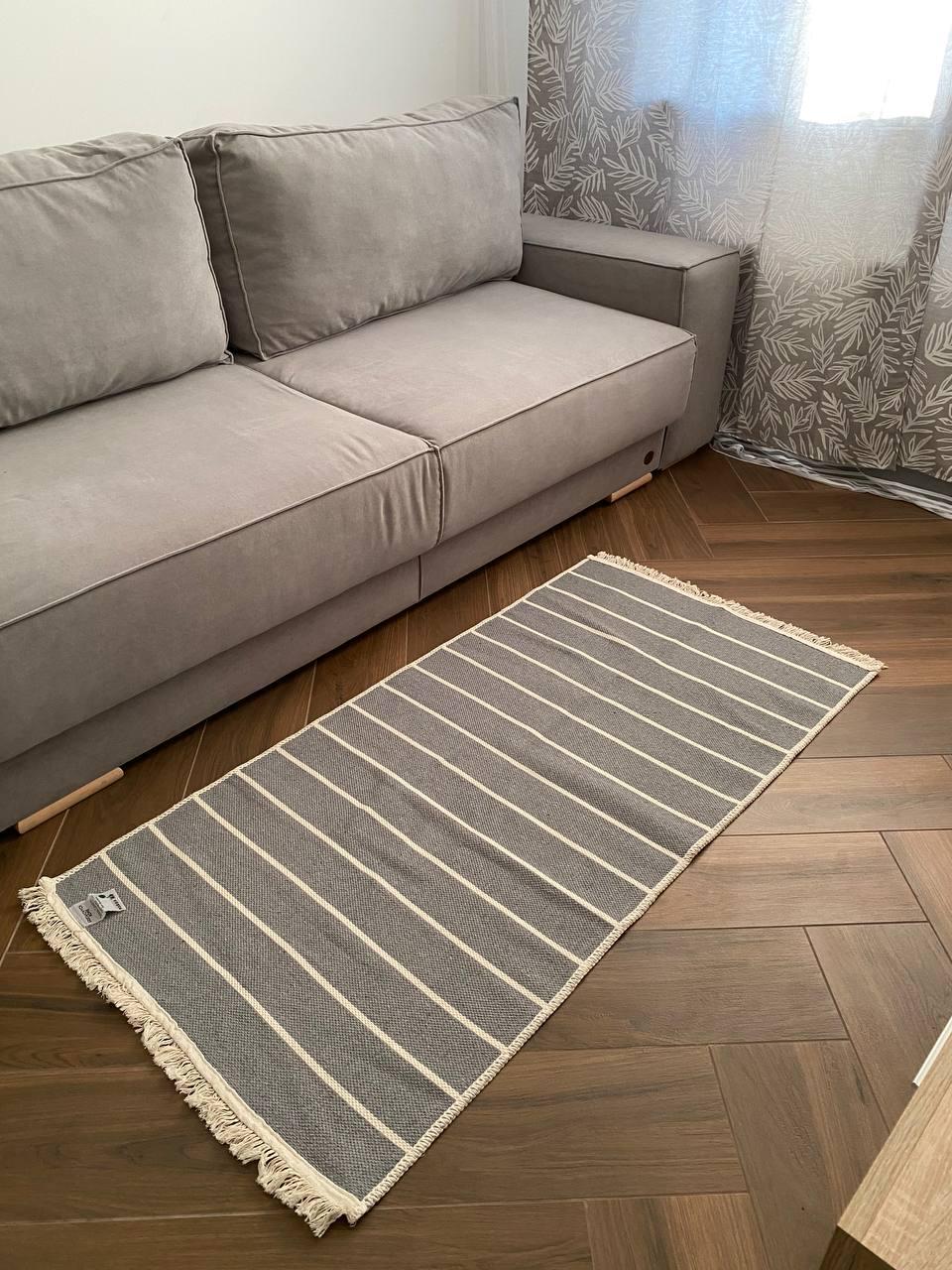 Ковер Canary Carpet Kara 152 80х300 см Cream L.Grey (13510155)