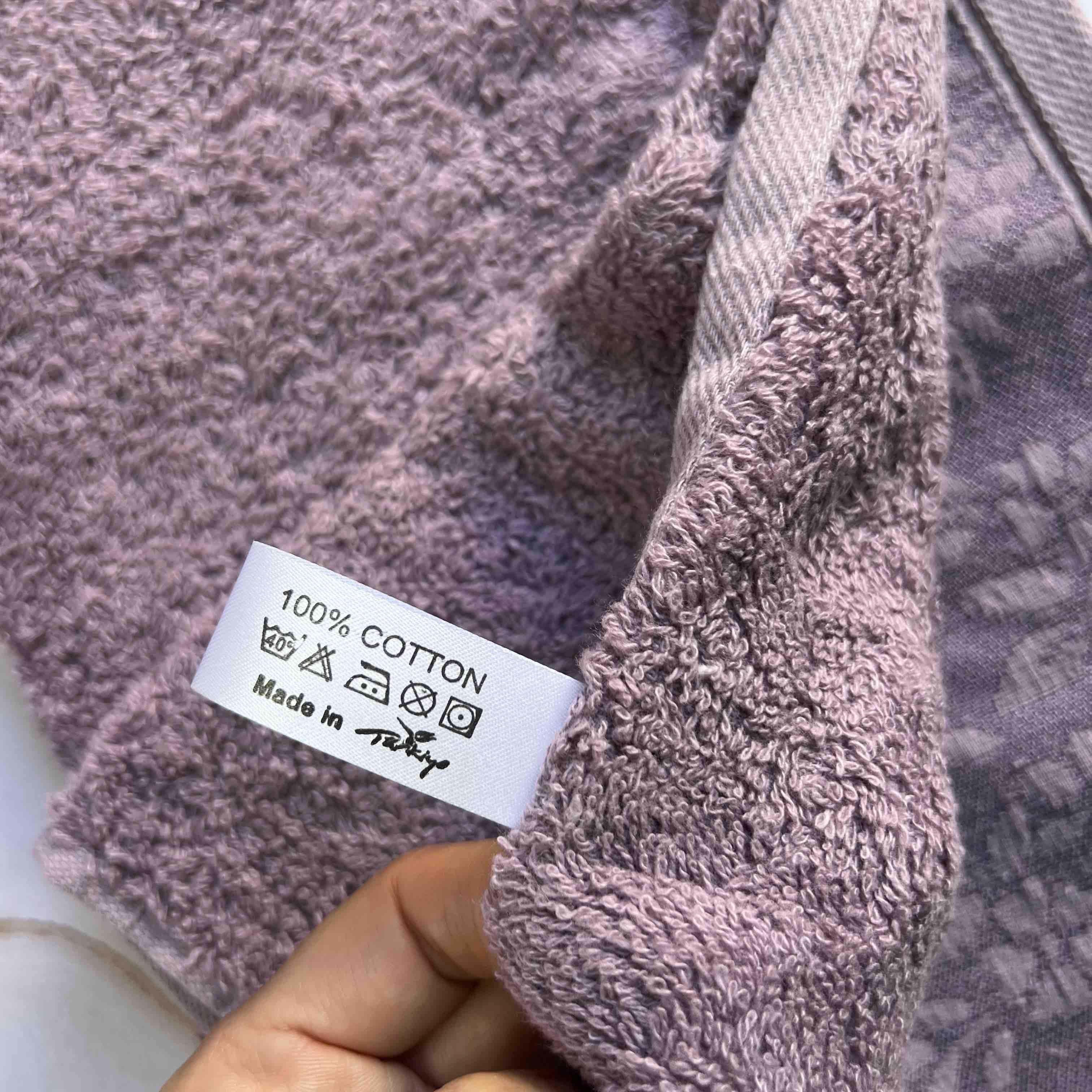 Набір рушників банне та для обличчя 70х40 см/50х90 см 2 шт. Бузковий (mame2v1cic1fiol) - фото 3 Набір рушників банне та для обличчя 70х40 см/50х90 см 2 шт. Бузковий (mame2v1cic1fiol) - фото 3